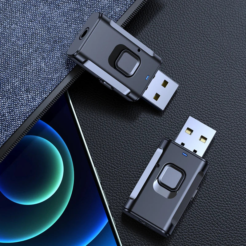 Car mounted Bluetooth receiver, audio dedicated wireless TV amplifier, Bluetooth transmitter, audio computer 2-in-1