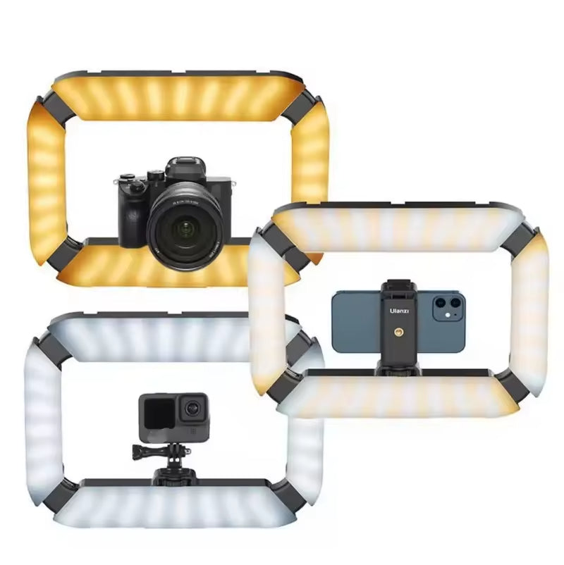 Ulanzi U200 Camera Ring Light Video Rig Handheld Camera Led Light for Video Recording