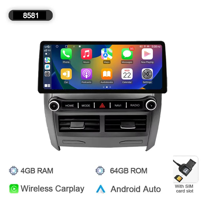 CarPlay Android 14 Car Stereo | GPS Navigation for Toyota Corolla 2007-2013