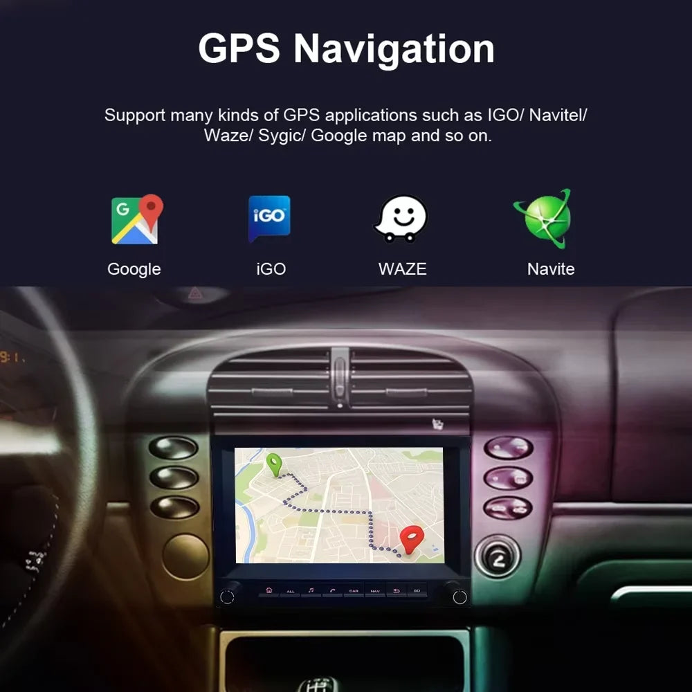 CarPlay Android 14 Car Stereo | GPS Navigation for Toyota Corolla 2007-2013
