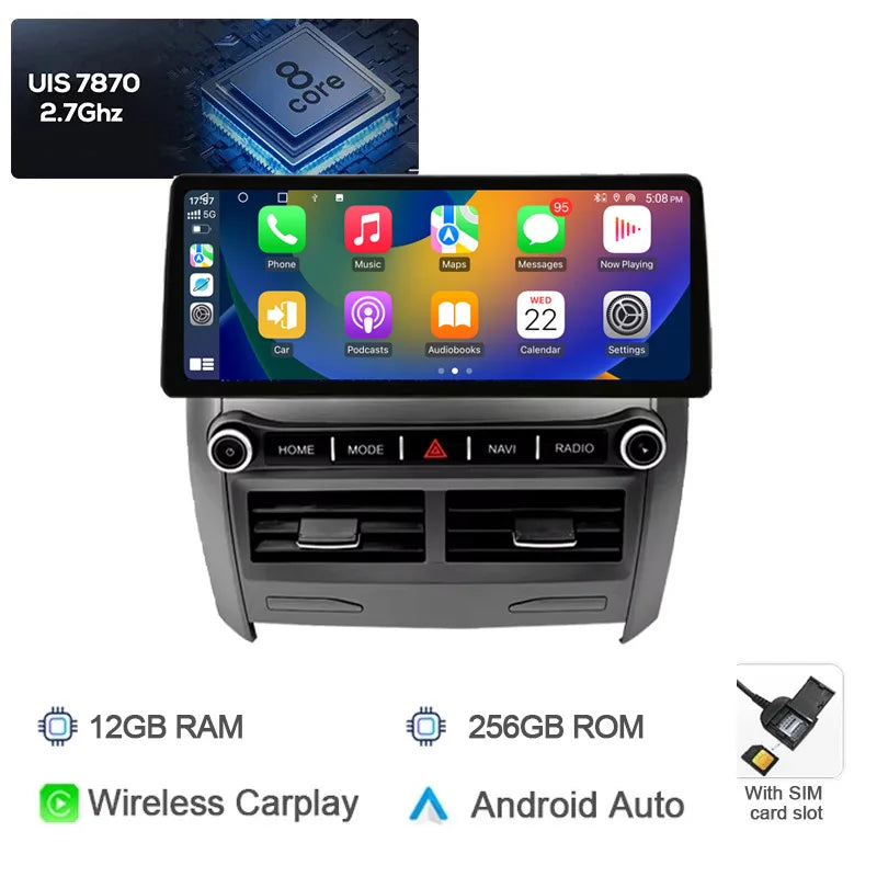 CarPlay Android 14 Car Stereo | GPS Navigation for Toyota Corolla 2007-2013