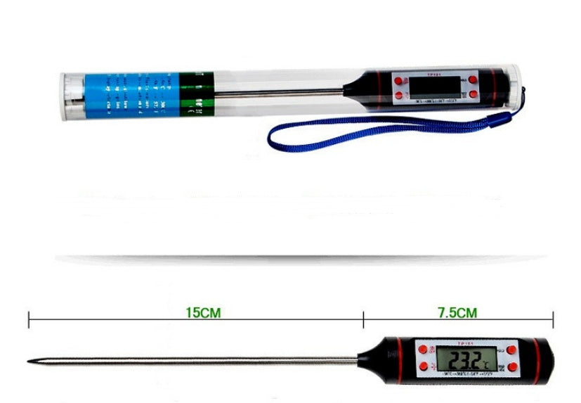 Kitchen Oil Thermometer Electronic Food Temperature Gauge
