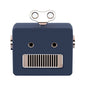 Portable Retro Robot Shape Bluetooth Speaker Cartoon Mini Outdoor Wireless Speaker HIFI Bass Column Loudspeaker With Microphone