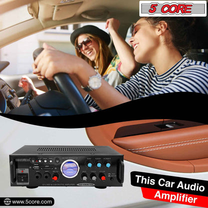 5Core Dual Channel Amplifier Car Audio System 300W Audio Reciver Car