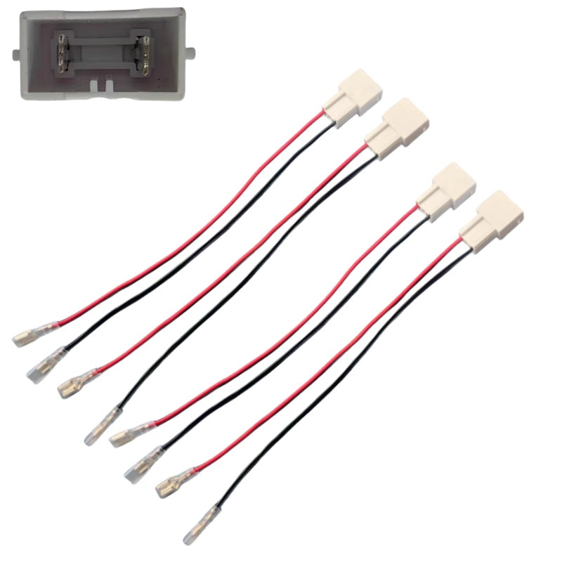 72-7800 Car Speaker Wiring Harness,4PCS Vehicle Door Speaker Harness Adapter Compatible With  Accord Civic CRV CRX Fit Insight Element Pilot Odyssey Ridgeline Acura RL TL