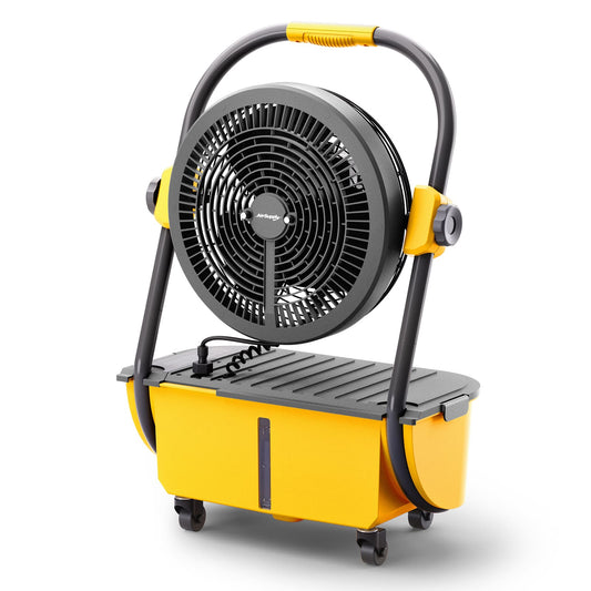 AirSupply MS12 Portable Mist Fan, 11L Tank & Up to 50H Runtime