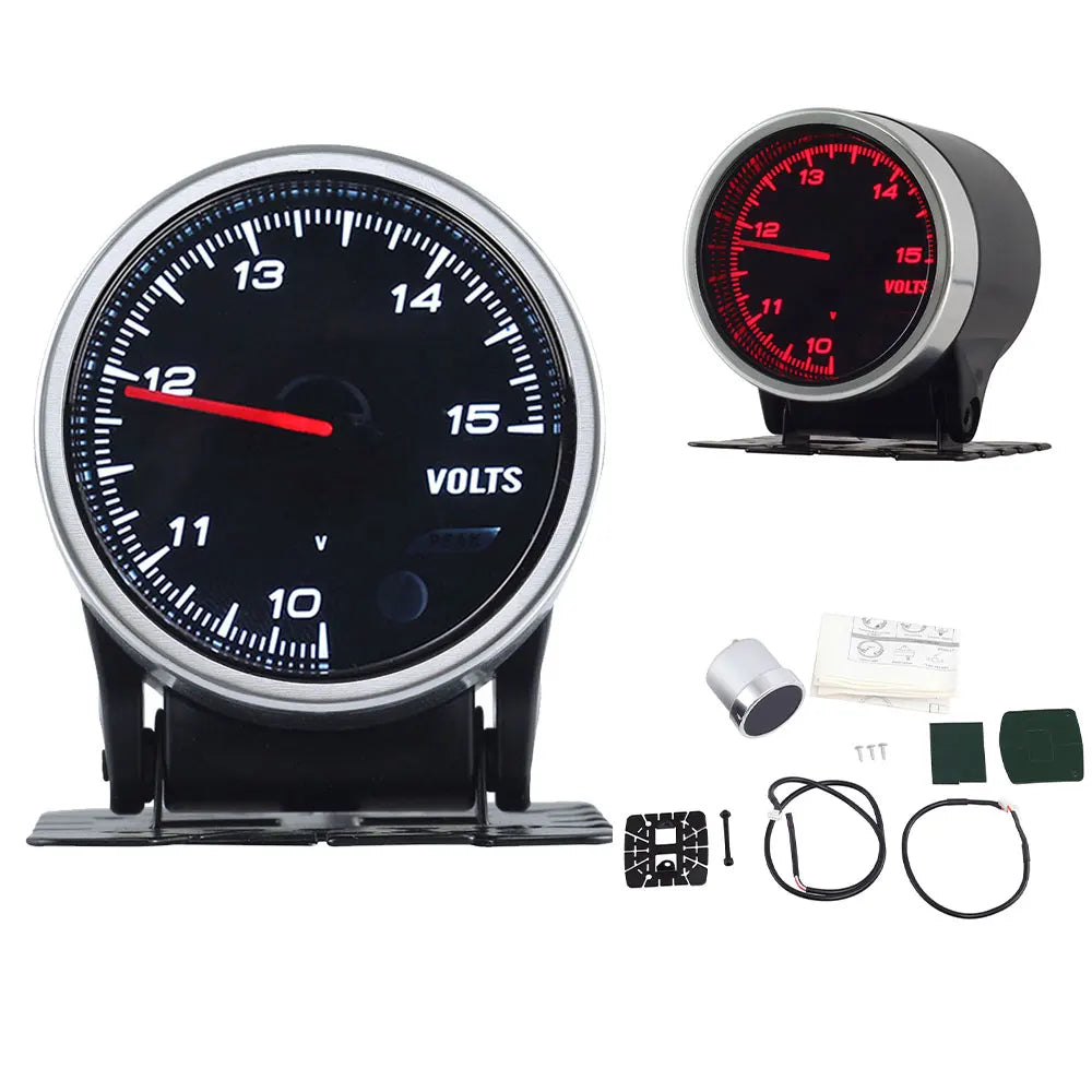 52mm Auto Gauge Meter Set with Electronic Sensors | 7 Color LED