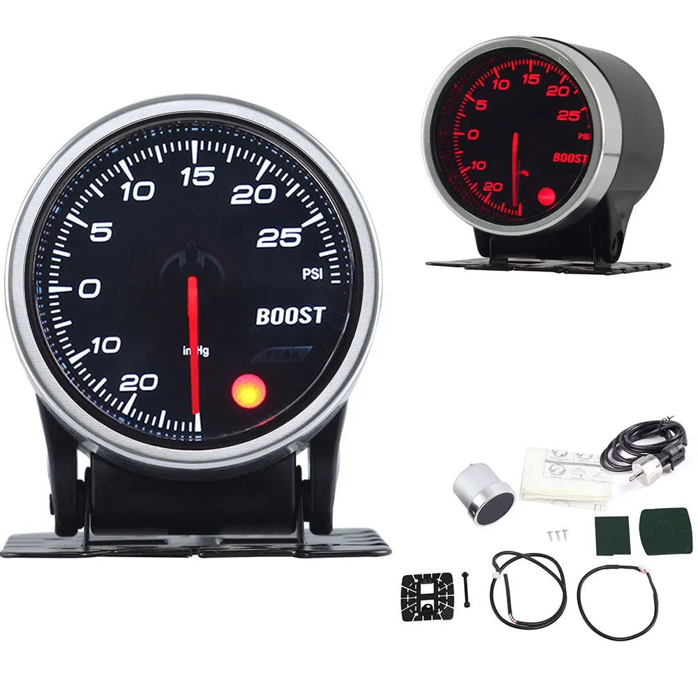 52mm Auto Gauge Meter Set with Electronic Sensors | 7 Color LED