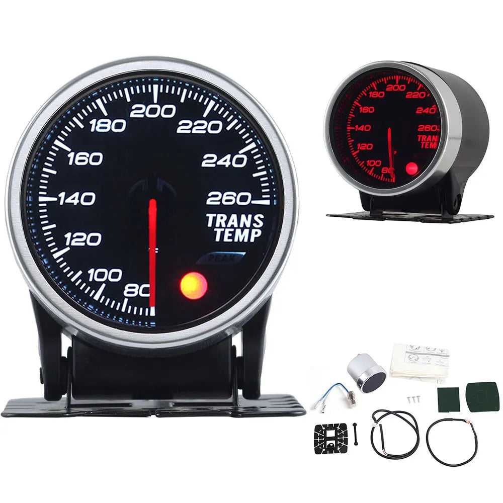 52mm Auto Gauge Meter Set with Electronic Sensors | 7 Color LED