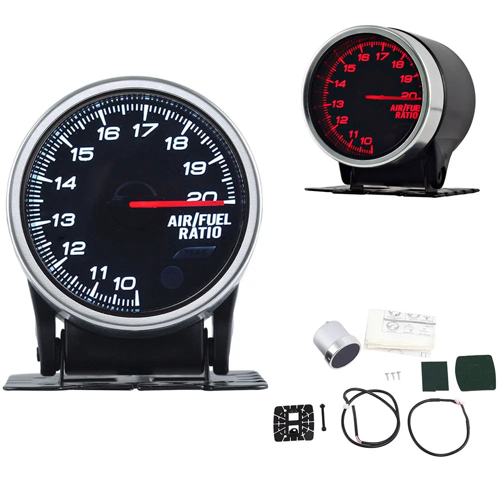 52mm Auto Gauge Meter Set with Electronic Sensors | 7 Color LED