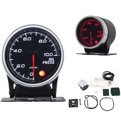 52mm Auto Gauge Meter Set with Electronic Sensors | 7 Color LED