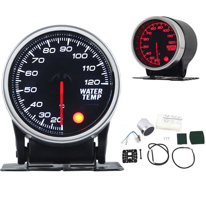 52mm Auto Gauge Meter Set with Electronic Sensors | 7 Color LED
