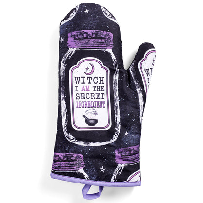 Kitchen Witch Oven Mitt Set