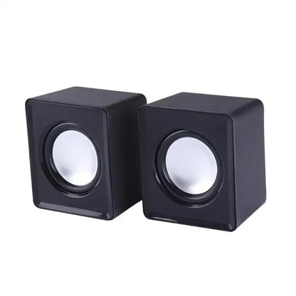 AyeBeau USB Computer Speaker | 2.0 Stereo Desktop Soundbar for PC Laptop