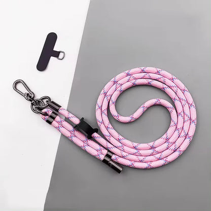 8MMx120CM Bold Long Mobile Phone Lanyard Universal Crossbody Hanging Shoulder Strap Detachable Neck Cord Anti-Lost Lanyard