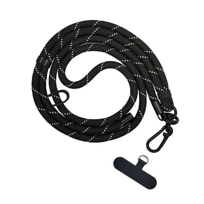 8MMx120CM Bold Long Mobile Phone Lanyard Universal Crossbody Hanging Shoulder Strap Detachable Neck Cord Anti-Lost Lanyard