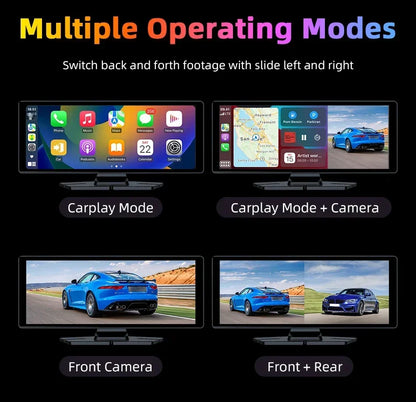 10.26" Portable CarPlay Screen – Wireless Car Stereo Touch Display