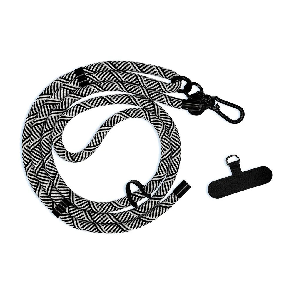 8MMx120CM Bold Long Mobile Phone Lanyard Universal Crossbody Hanging Shoulder Strap Detachable Neck Cord Anti-Lost Lanyard