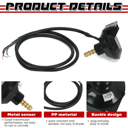12V Car Electronic Turbo Boost Sensor Pressure Sensor Vacuum Sensor Sender | For Boost Gauge and Vacuum Gauge