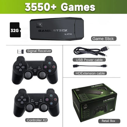 M8 Wireless Game Stick – 64GB Retro Console, 10000 Games