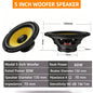 4 5 6.5 8 10 12 Inch Car Subwoofer Speaker  Heavy Bass Audio Loudspeaker For Car Stereo Modification
