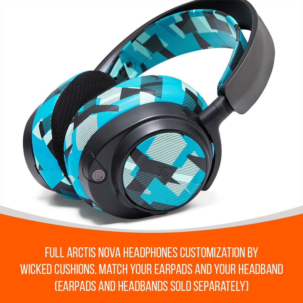 WC Side Speaker Plates for Arctis Nova Headsets - Arctis Nova Booster Pack by Wicked Cushions